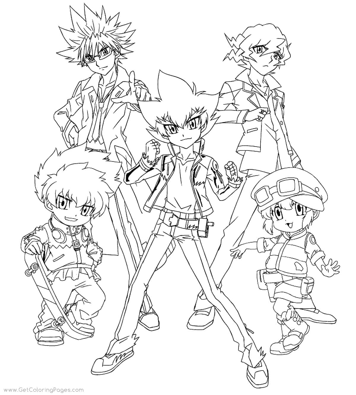 Coloriage Beyblade
