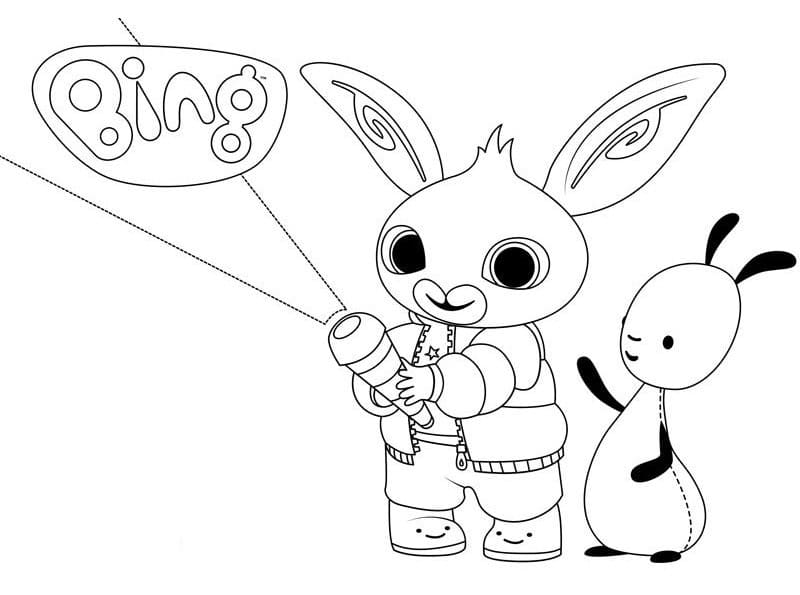 Bing et Flop Gratuit Pour les Enfants coloring page