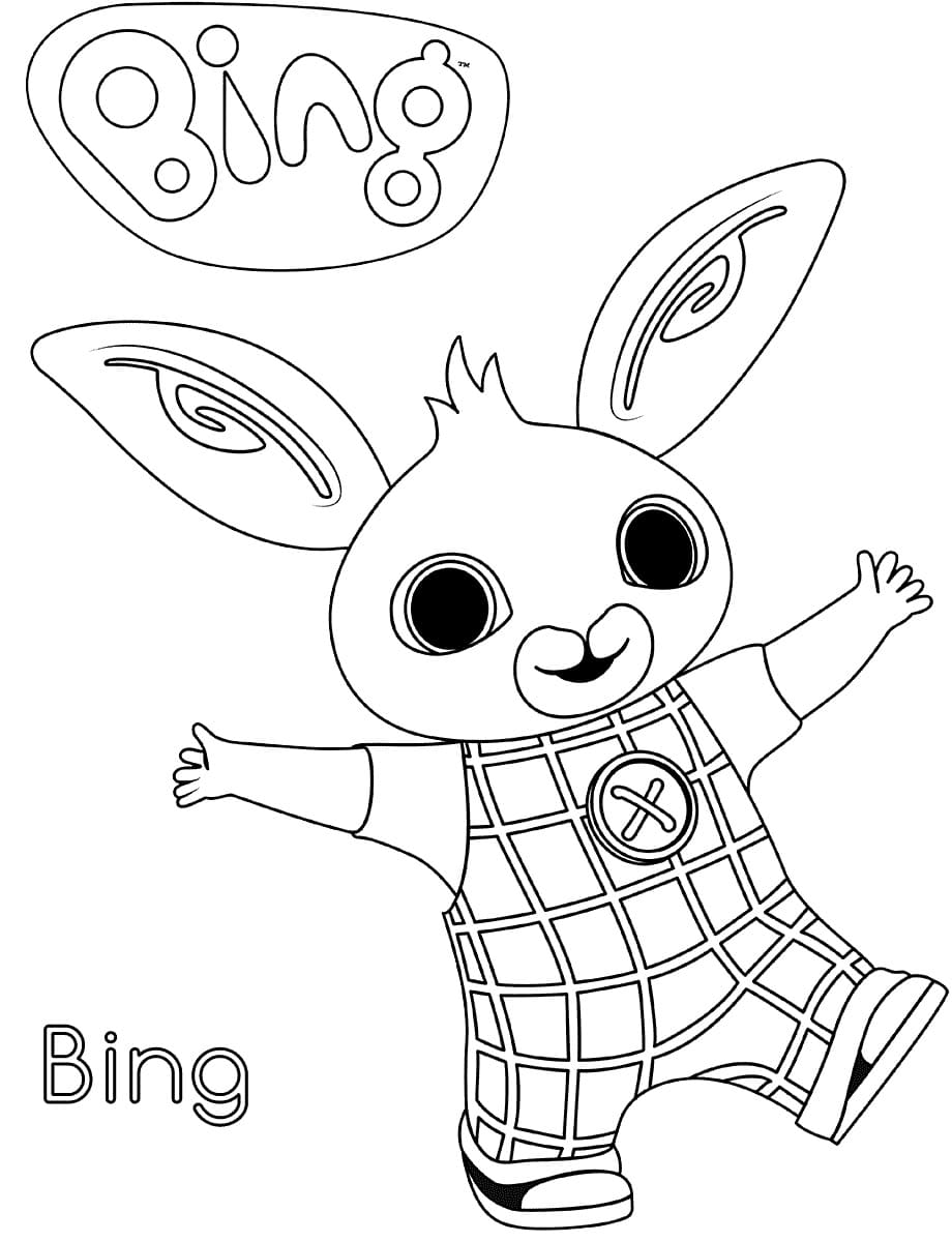 Bing Heureux coloring page