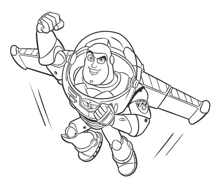 Buzz dans Toy Story coloring page