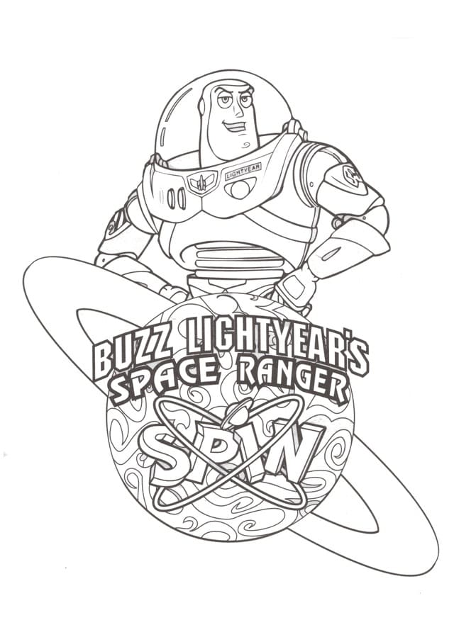 Buzz de Toy Story coloring page