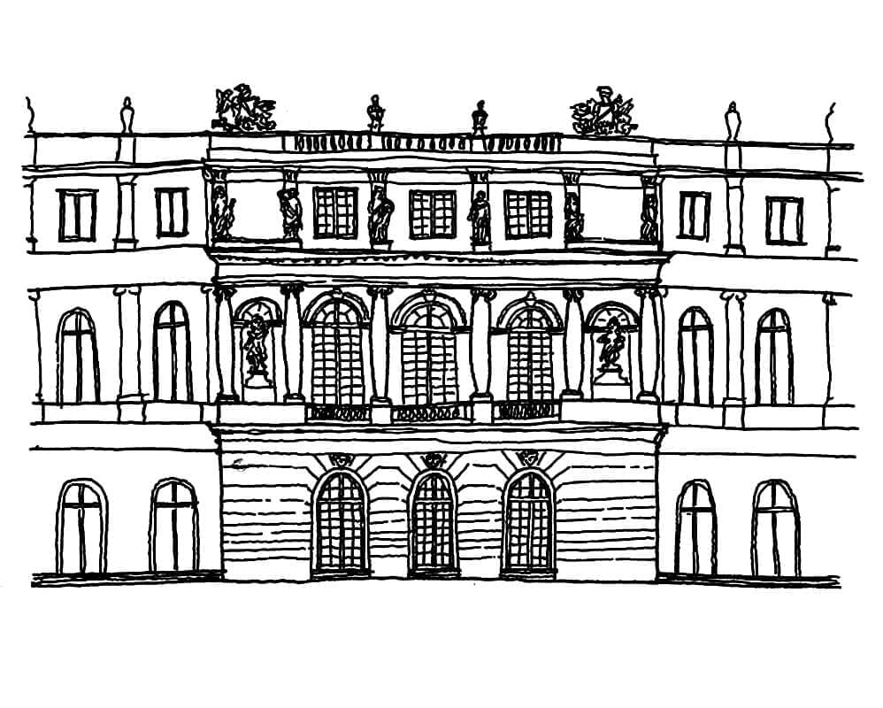 Château de Versailles coloring page