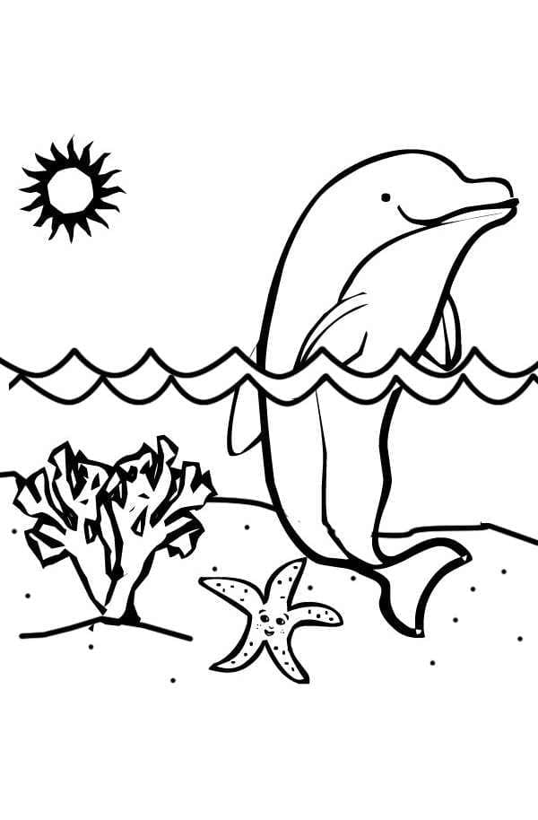 Dessin De Un Dauphin coloring page