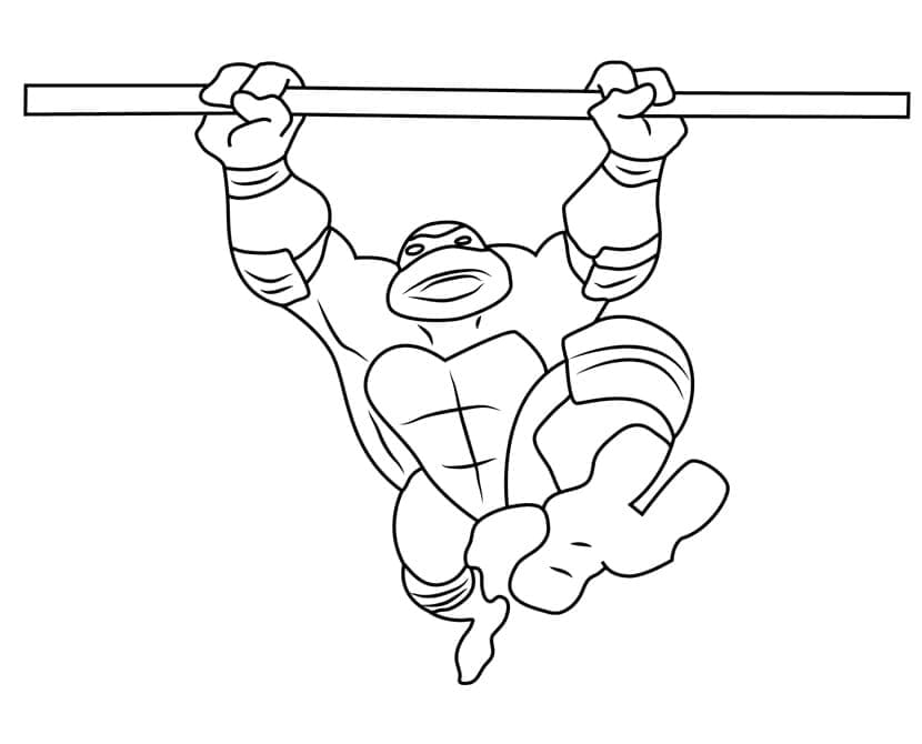 Donatello Incroyable coloring page