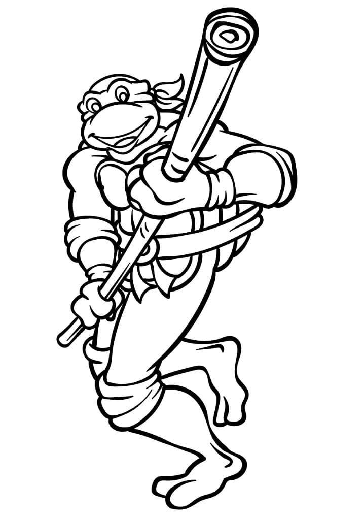 Donatello coloring page