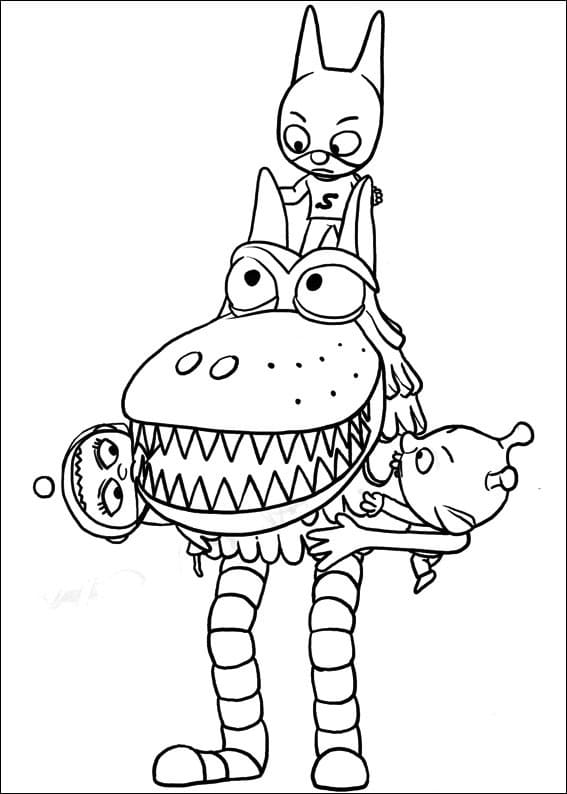 Coloriage du Gropatapif coloring page