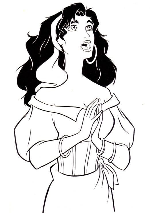Esmeralda Prie coloring page