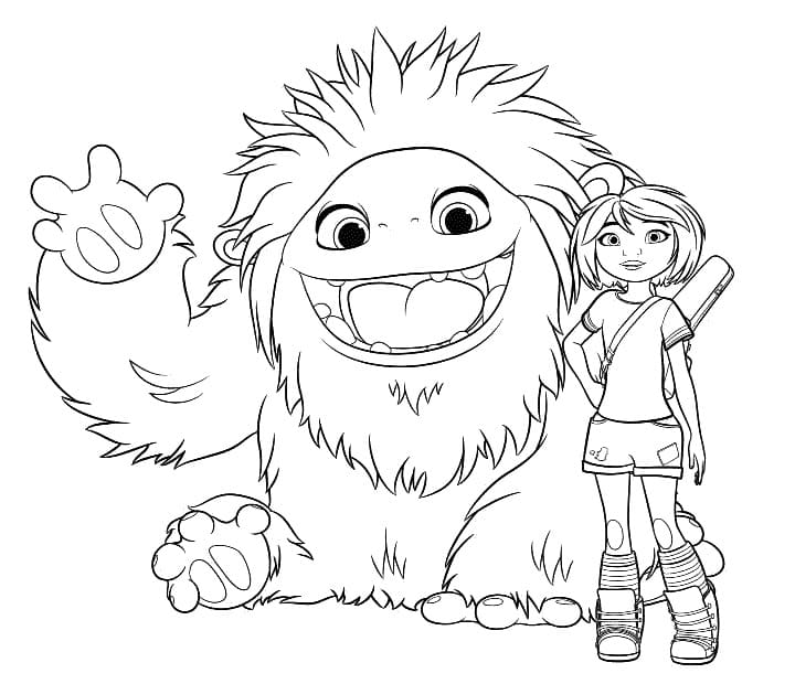 Coloriage Abominable