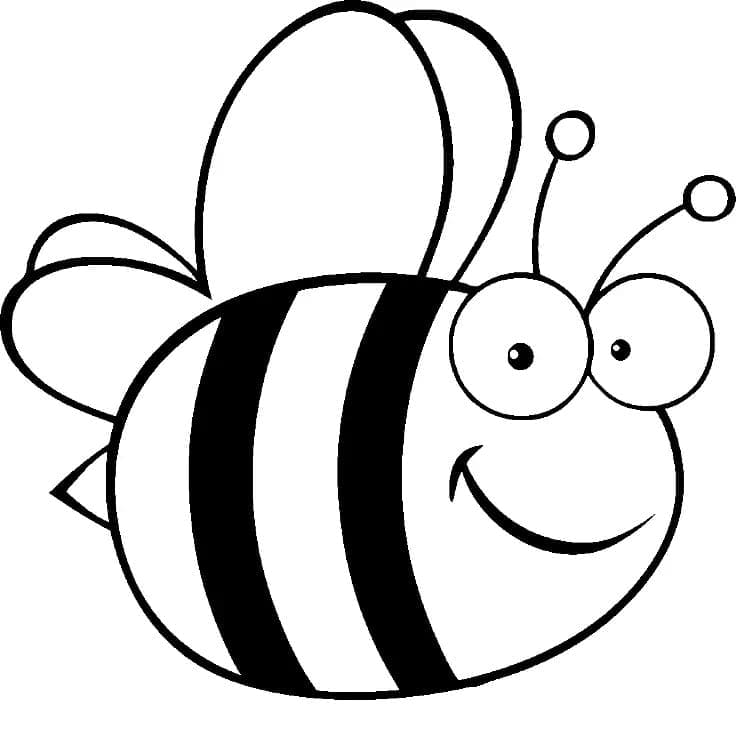 Grosse Abeille coloring page