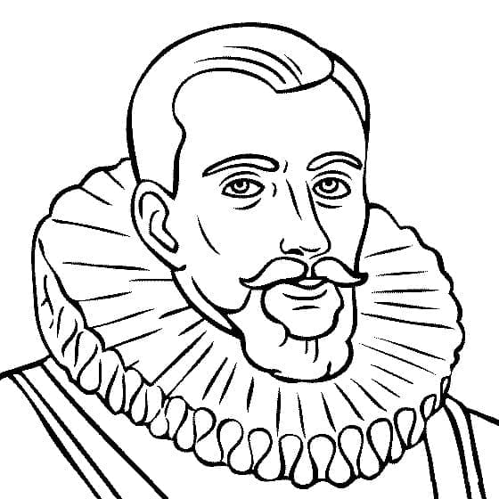 Coloriage Henry Hudson