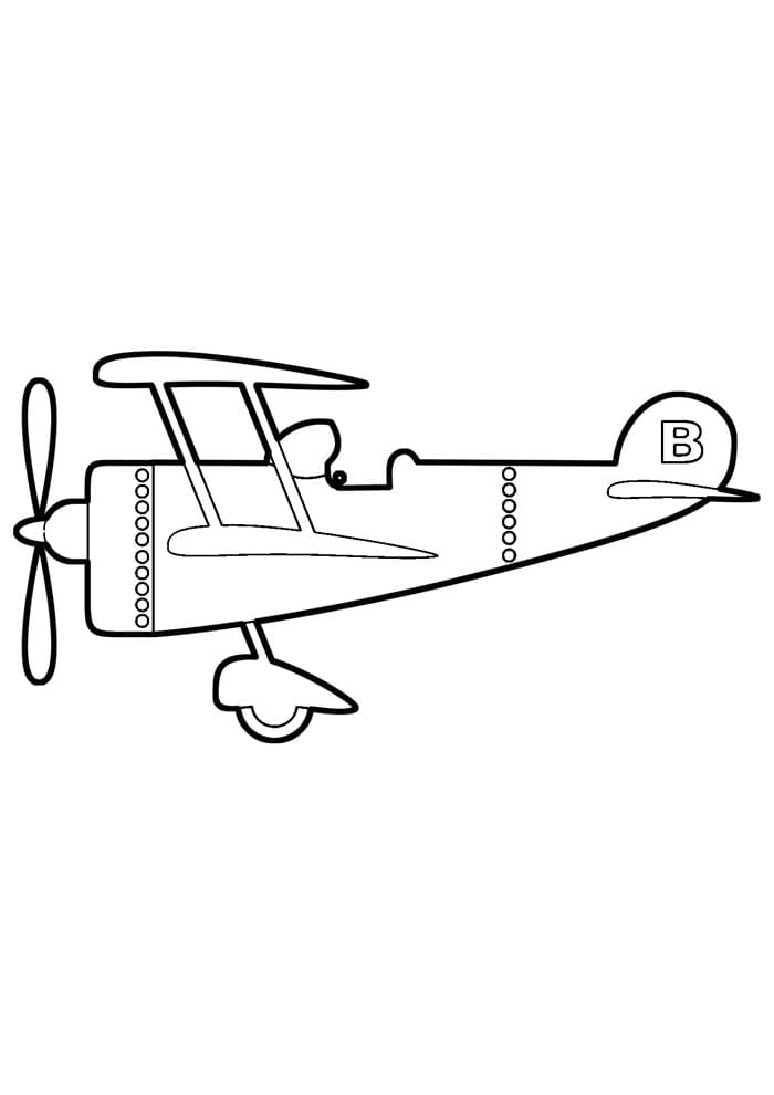 Coloriage Imprimable Avion