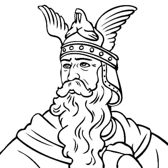 Leif Erikson coloring page
