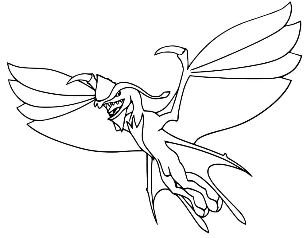 Coloriage Leonopteryx de Avatar
