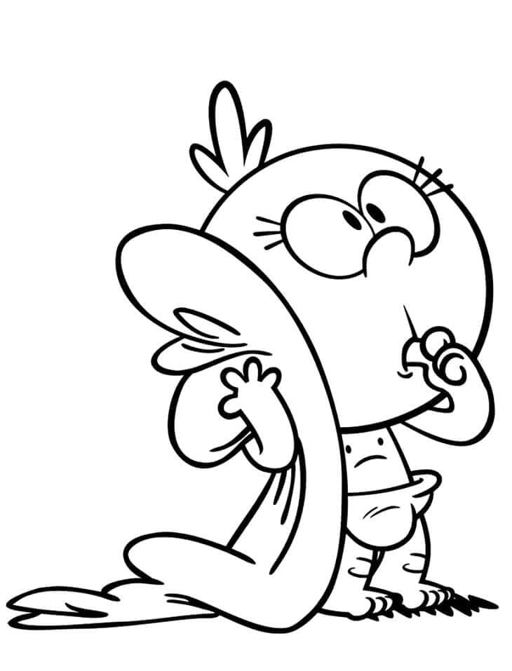 Lily Loud coloring page