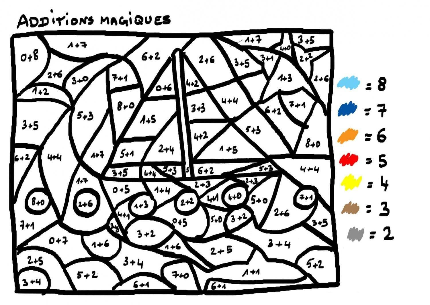 Coloriage Magique Addition Imprimer Sur ColoriageEnfant Com Coloriage Magique Addition Imprimer Sur ColoriageEnfant Com
