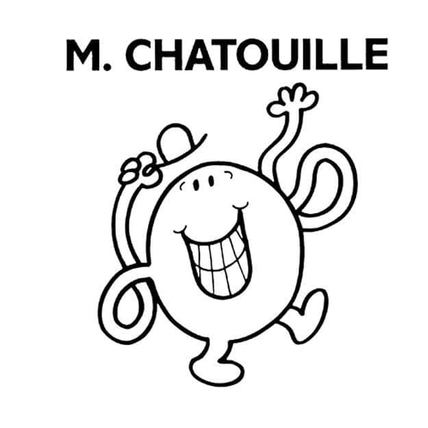 Coloriage Monsieur Madame Chatouille