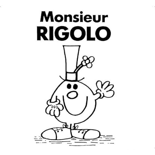 Coloriage Monsieur Madame Rigolo