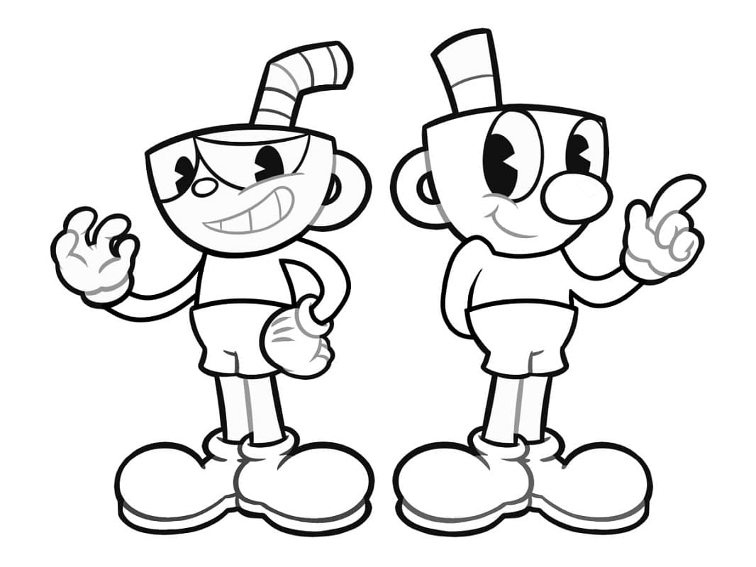 Coloriage Cuphead
