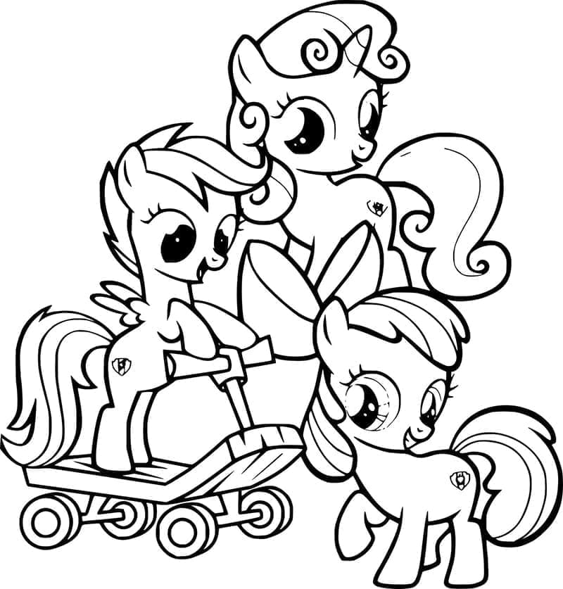 Coloriage My Little Pony 1
