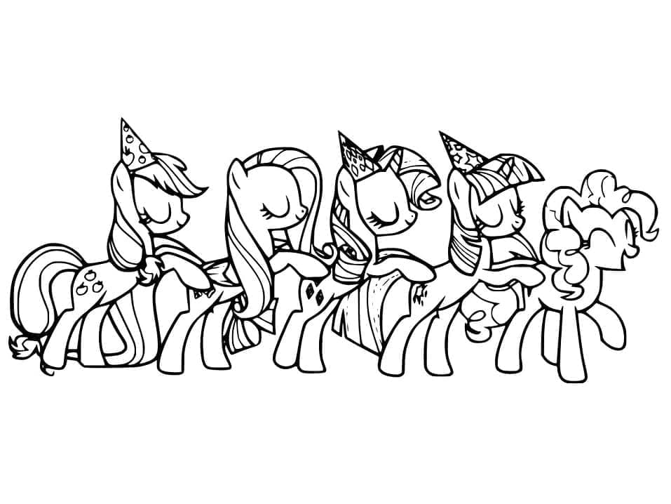 Coloriage My Little Pony 4