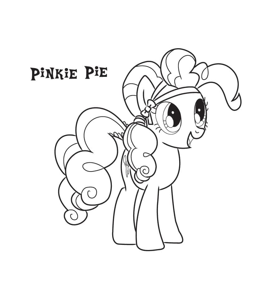 Pinkie Pie de My Little Pony coloring page