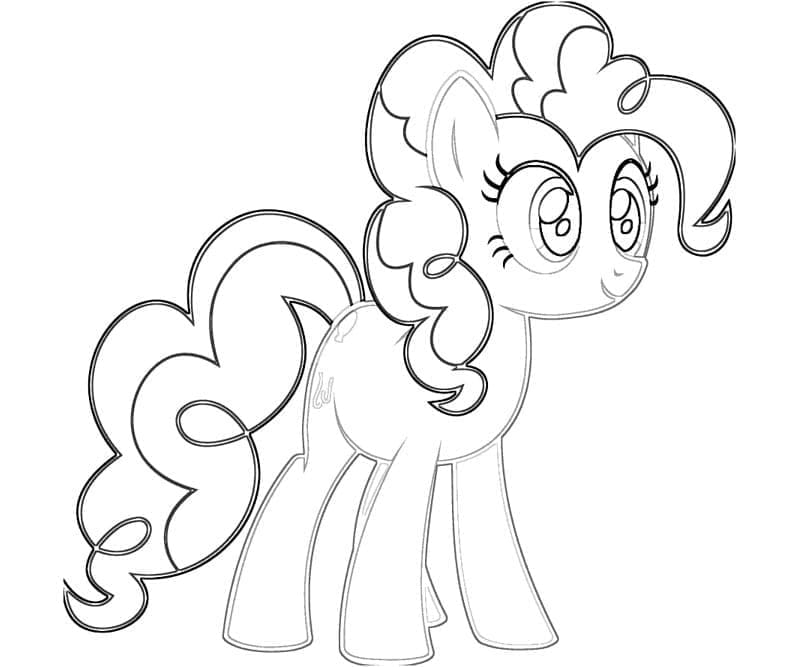 Pinkie Pie coloring page