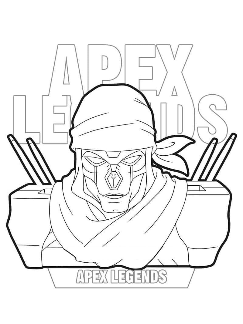 Revenant Apex Legends coloring page