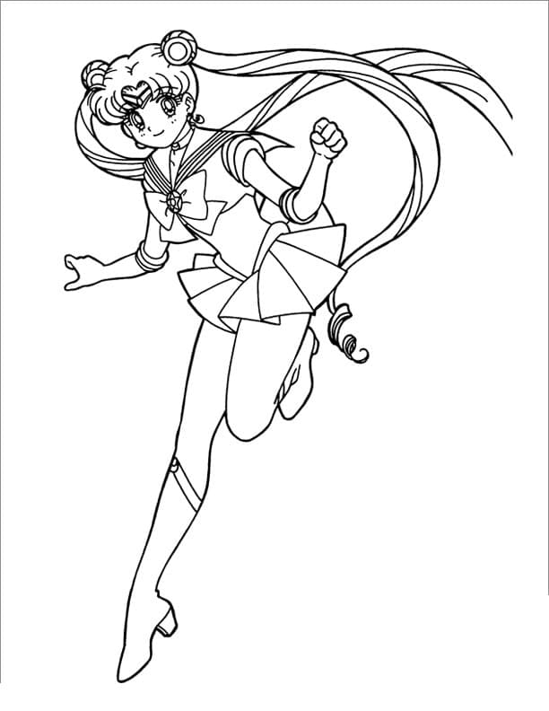 Coloriage Sailor Moon Usagi