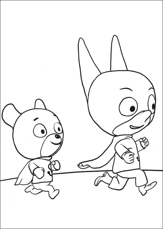 SamSam et SamNounours coloring page