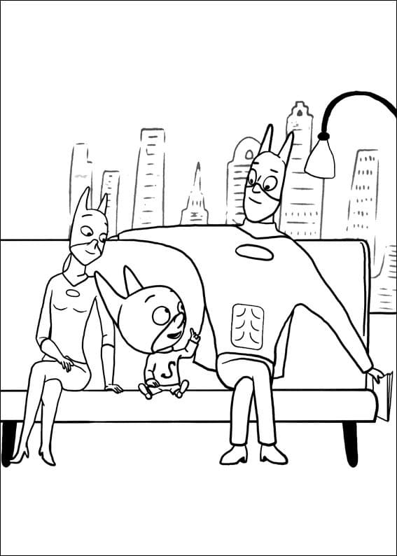 SamSam et ses SamPapa coloring page