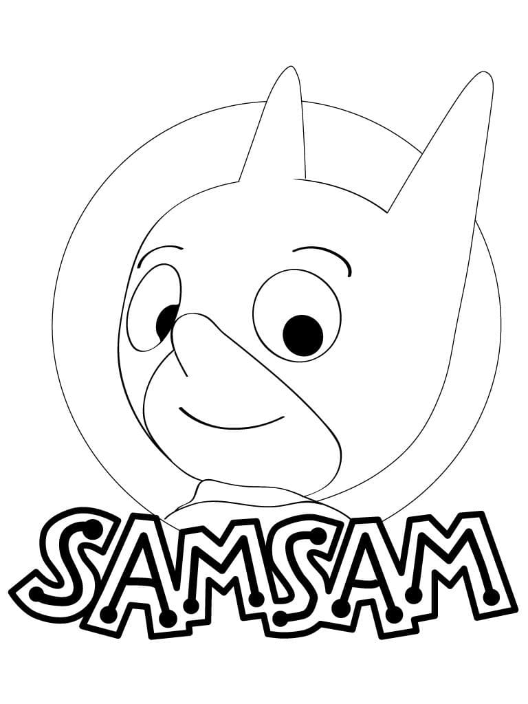 Coloriage SamSam Pour les Enfants
