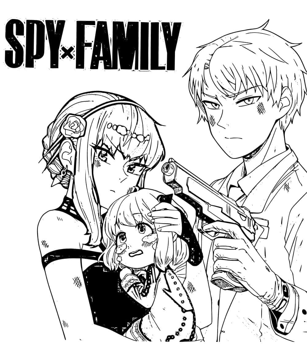 Coloriage Spy x Family 4