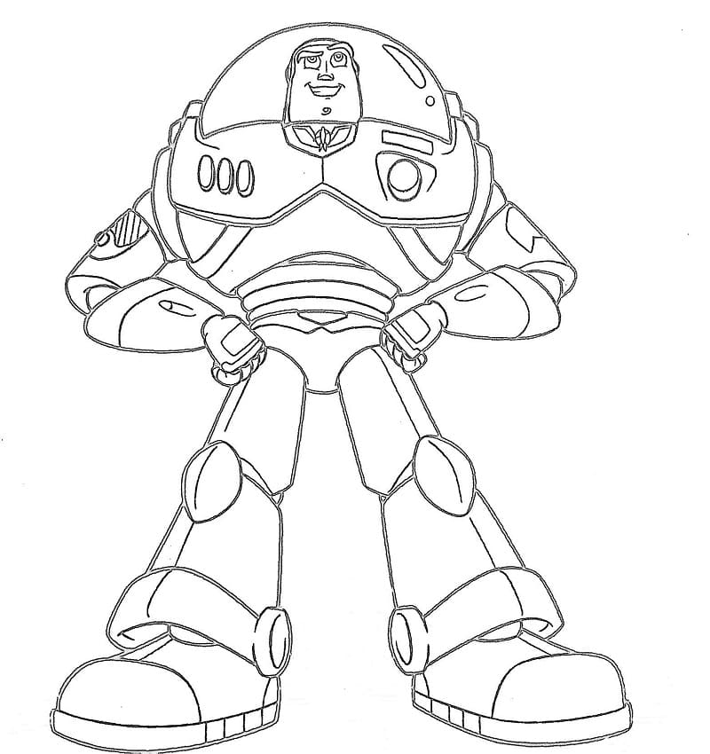Toy Story Buzz coloring page