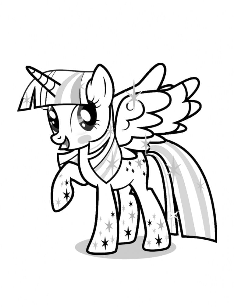 Twilight Sparkle de My Little Pony coloring page