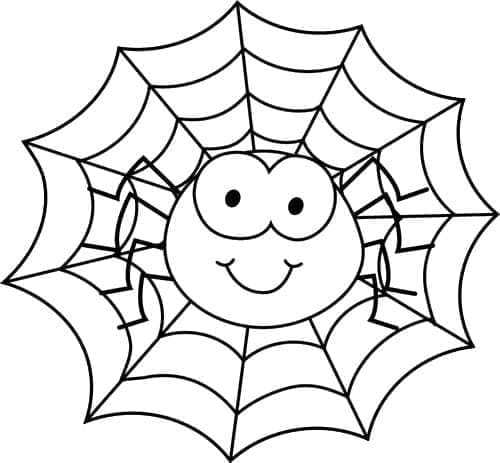 Une Araignée de Bande Dessinée coloring page