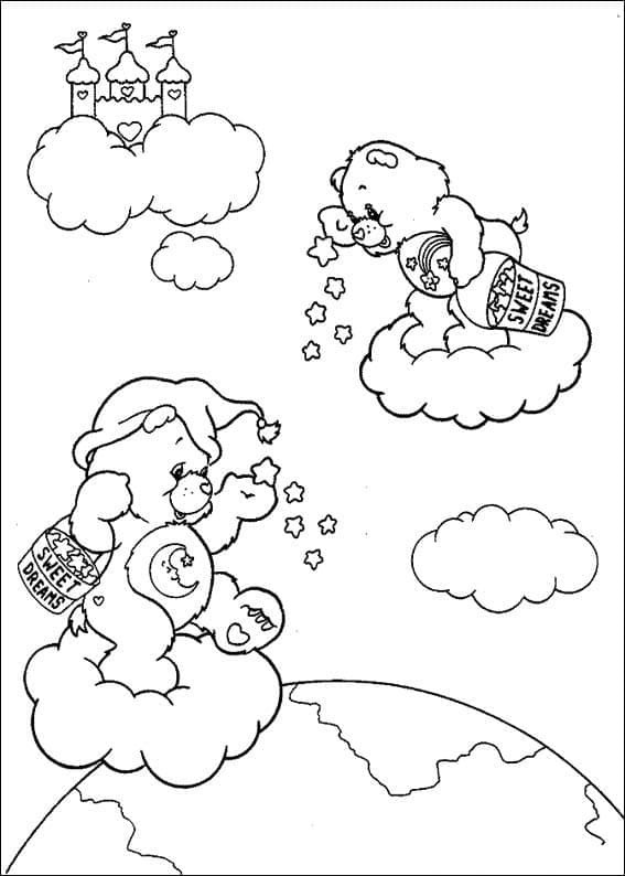Coloriage Bisounours 2