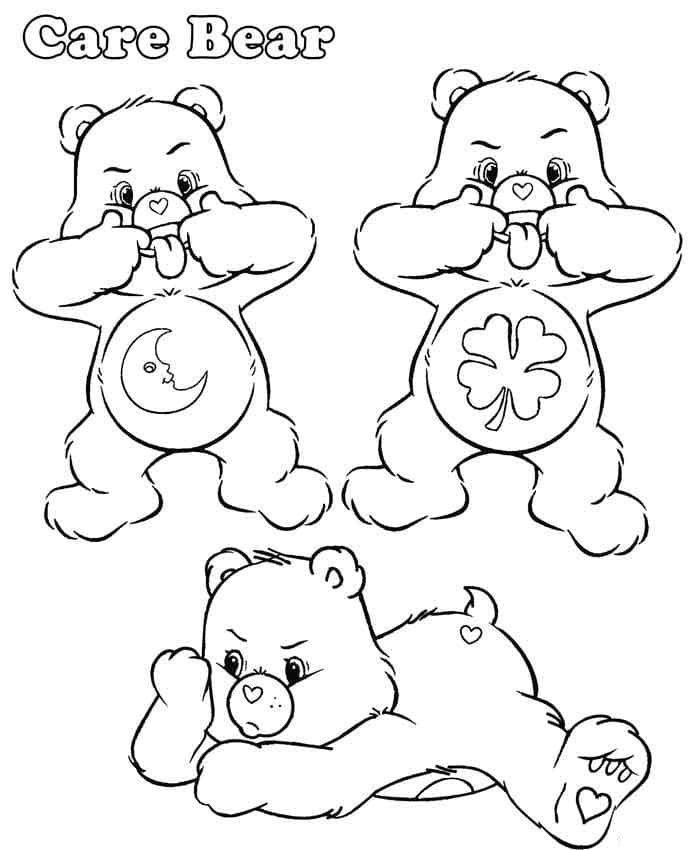 Bisounours Drôles coloring page