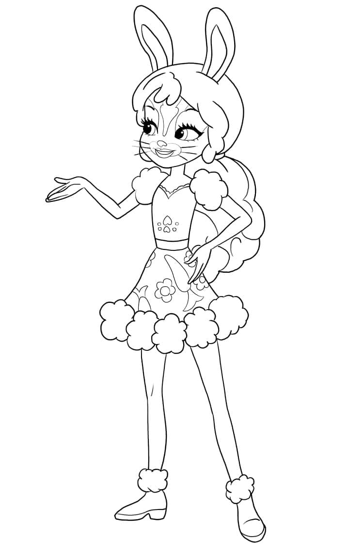 Bree de Enchantimals coloring page