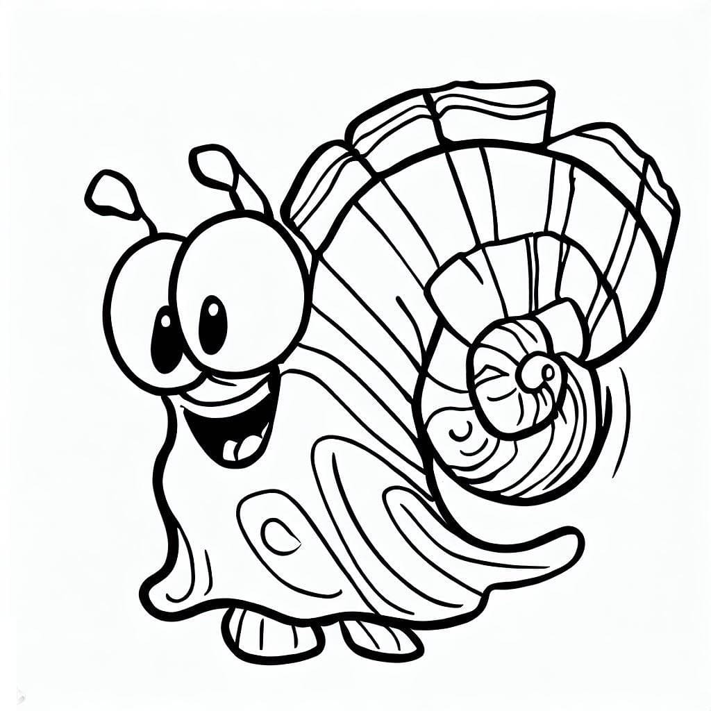 Coquillage Très Drôle coloring page