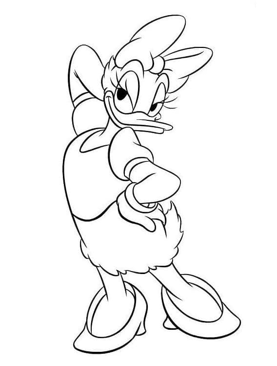 Coloriage Daisy Duck de Disney