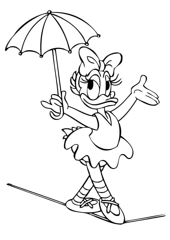 Daisy Duck Pour les Enfants coloring page