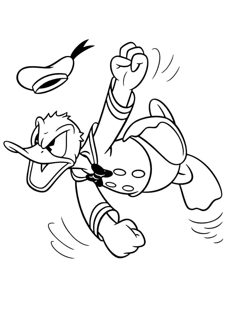 Dessin de Donald Duck coloring page