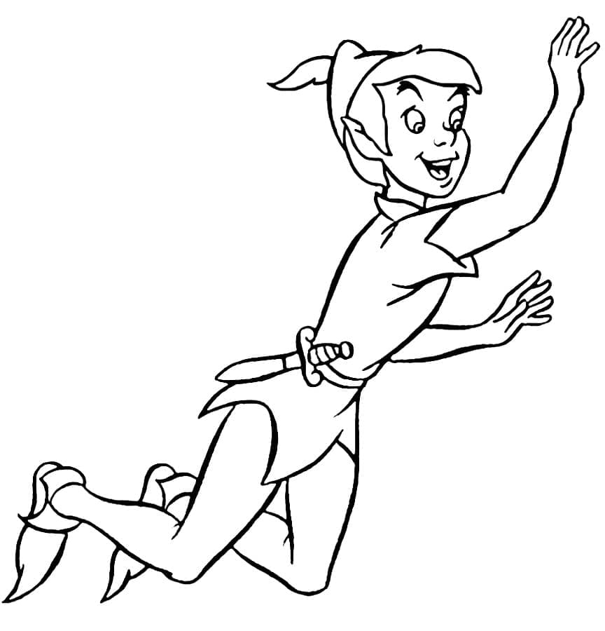 Dessin de Peter Pan coloring page