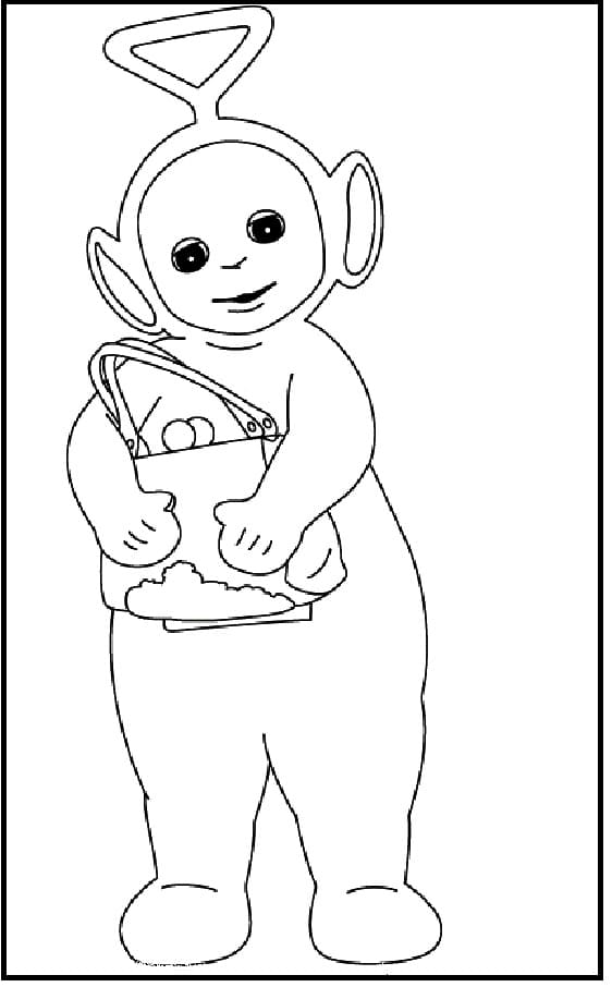 Coloriage Dessin de Tinky Winky