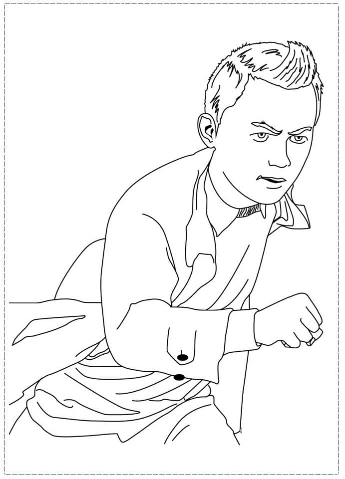 Dessin de Tintin coloring page