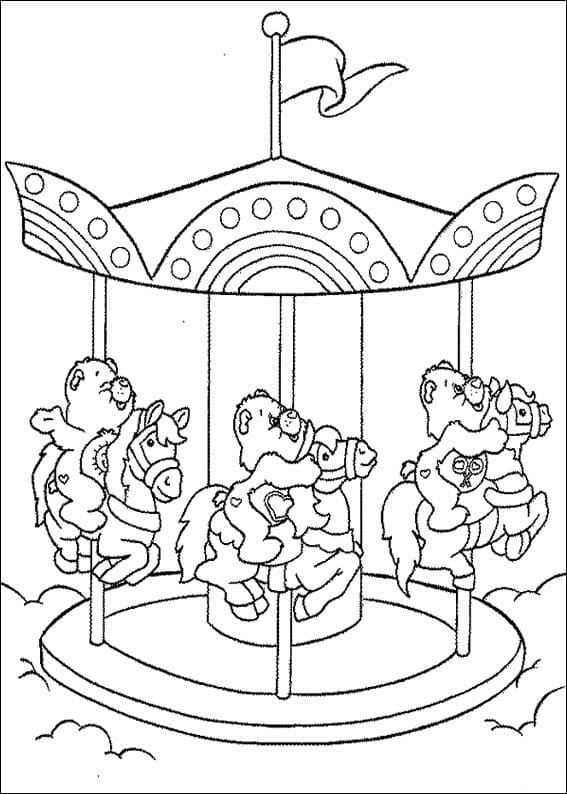 Dessin Gratuit de Bisounours coloring page