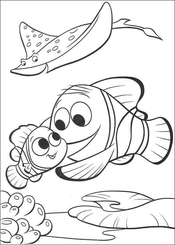 Dessin Gratuit de Nemo coloring page