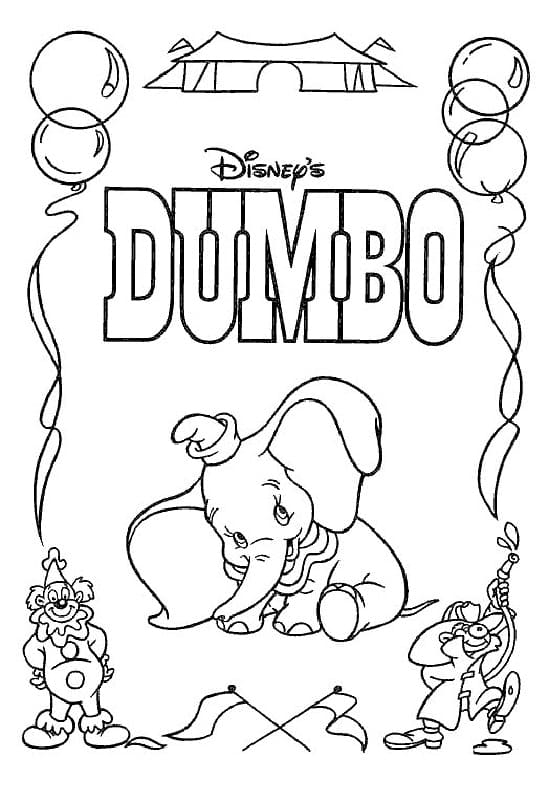 Coloriage Disney Dumbo