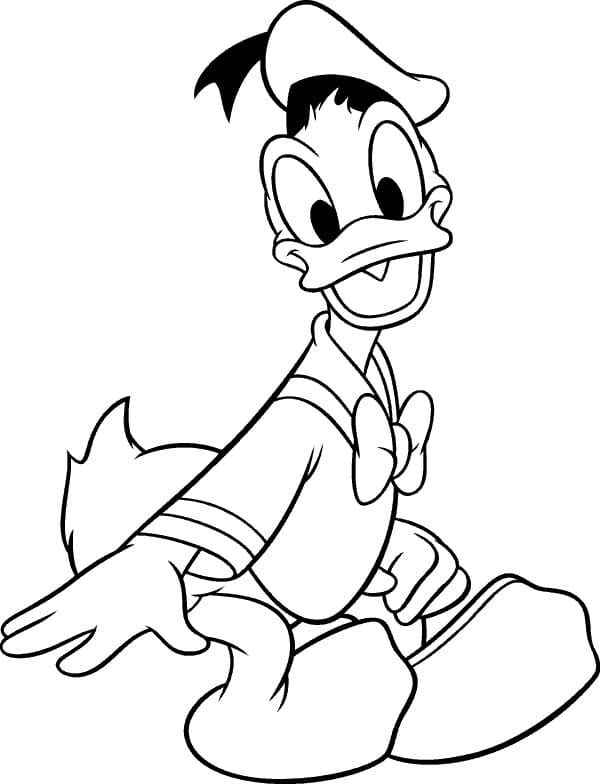 Donald Duck Gratuit coloring page