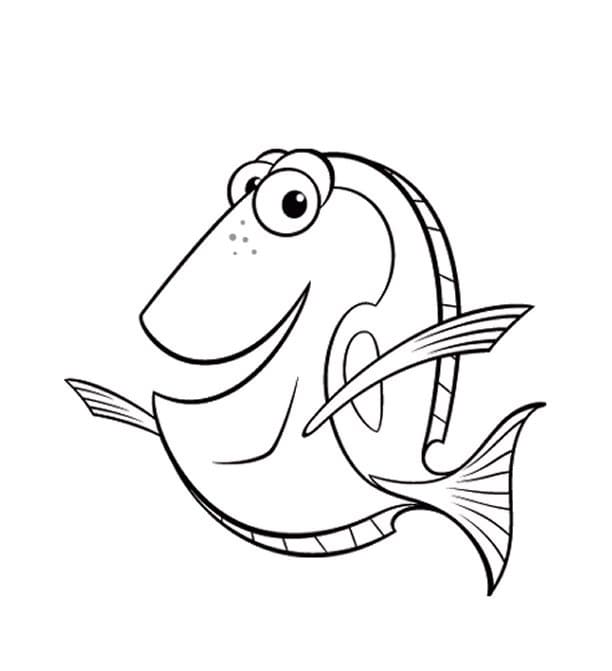 Dory Heureuse coloring page